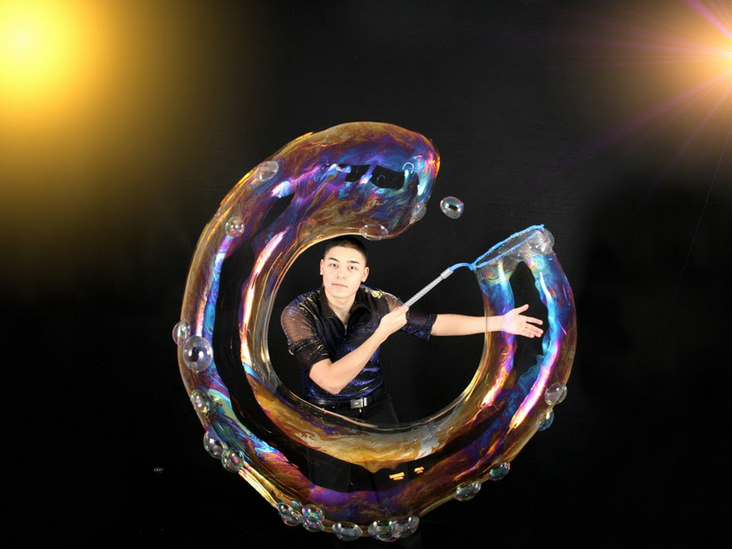 Sabó, líquid, esfera, comico, esdeveniment, circense, esdeveniment
