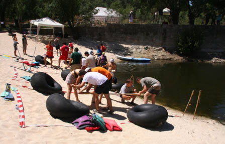 organización, eventos, empresas, barcelona, actividades, construcción, balsas, teambuilding,