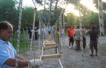 Organització, esdeveniments, empreses, Barcelona, Activitats, Construcció, ponts, teambuilding