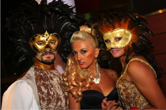 Organización, eventos, empresas, Barcelona, Evento, temático, Carnaval, Venecia, baile, mascaras, 